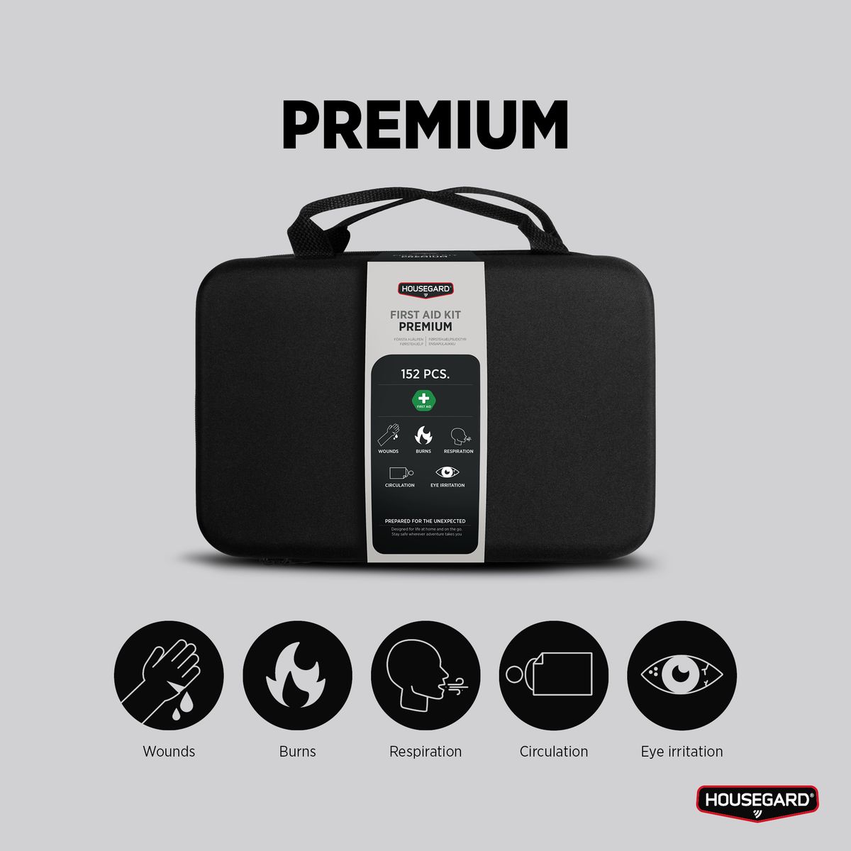 Housegard førstehjelpsveske Premium