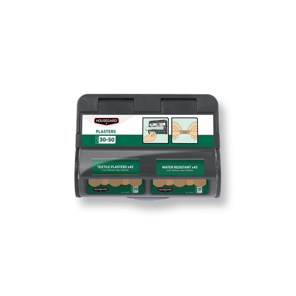 Hovedbilde Housegard Plasterdispenser med innhold