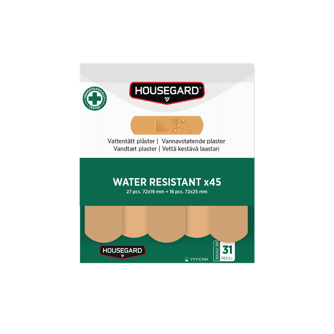 Hovedbilde Housegard vannavvisende plaster, 6 x 45 stk.