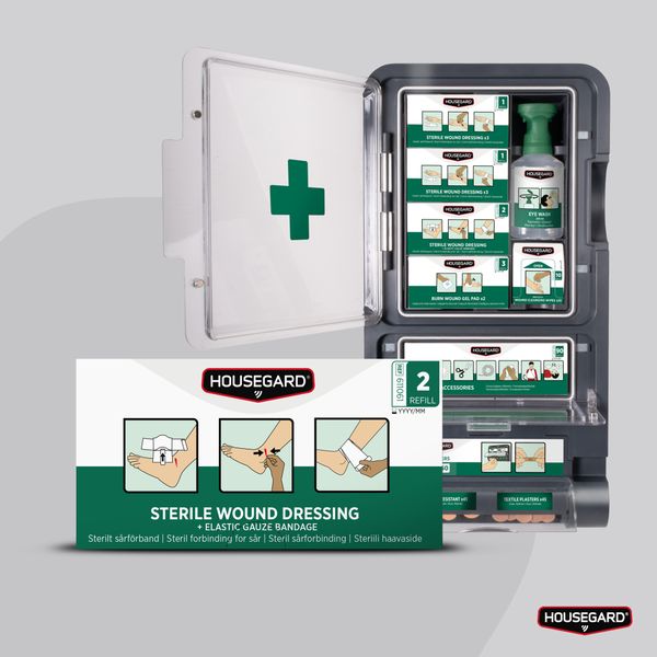 Hovedbilde Housegard stor sterilt sårbandasje, 3 stk. 
