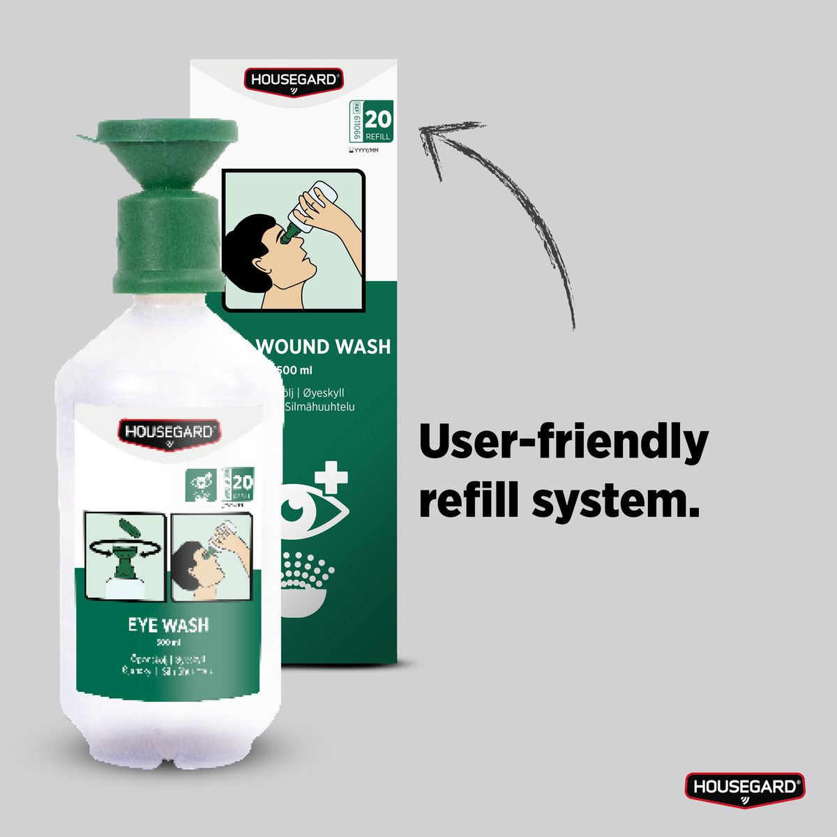 Housegard øyeskyll 2-pack